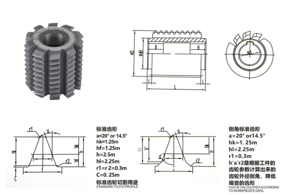 Coating Carbide Gear Hob For Spiral Bevel Gear Cutting