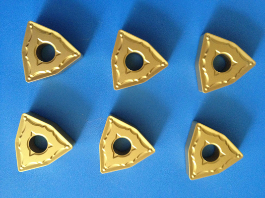 TCMT090204-HF yellow CNC Carbide Inserts Tool triangle K05 - K15