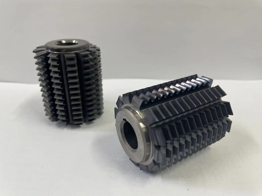 High Hardness Carbide Hob Coating Gear Cutting Hob Wear Resistant Customized