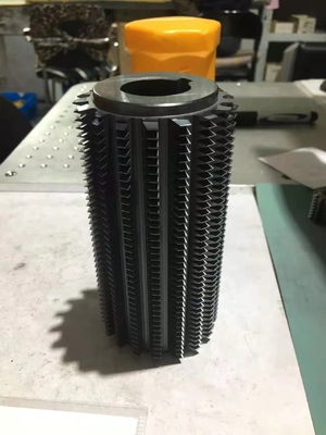 Round High Speed Steel Cutting Tools Silver Powder Metallurgy Gear Hob