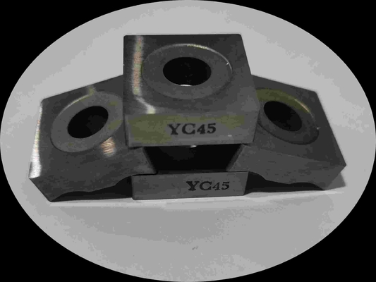 CNC WC Co Cemented Carbide Lathe Tools YC45 For Face Milling
