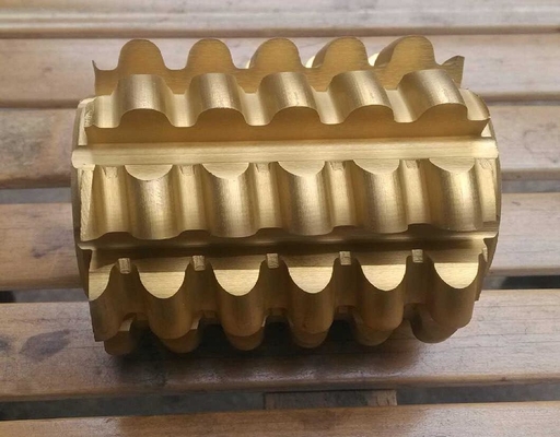 Bevel Gear Cutting Carbide Hob Coating For Gleason Phoenix Cutting Machine