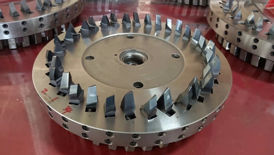 Carbide gear cutter with TiN coating for spiral bevel gear cutting